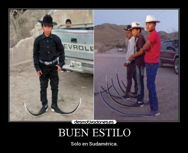 BUEN ESTILO - Solo en Sudamérica.