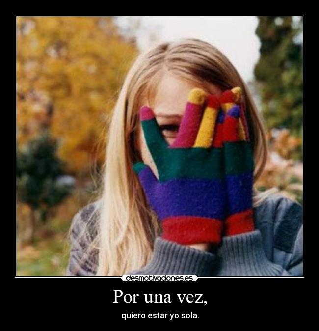 Por una vez, - 