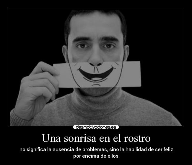 Una sonrisa en el rostro - 