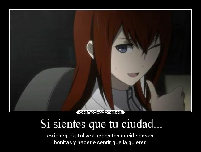 Si sientes que tu ciudad... -