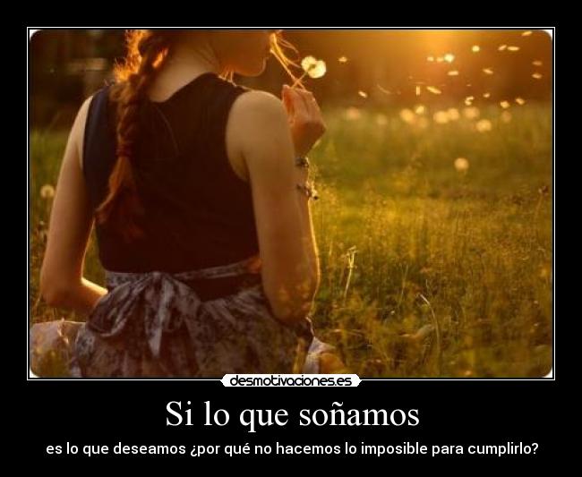 Si lo que soñamos - 