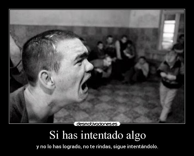 Si has intentado algo - 