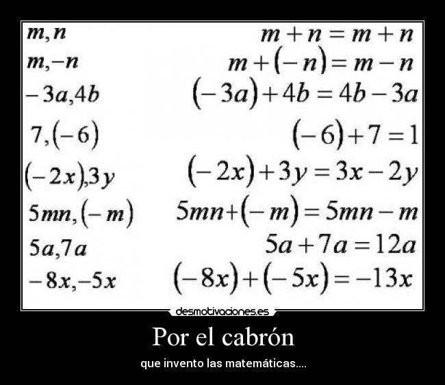 carteles escuela matematicas desmotivaciones