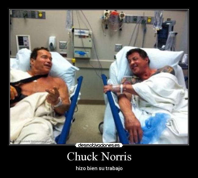 Chuck Norris - hizo bien su trabajo