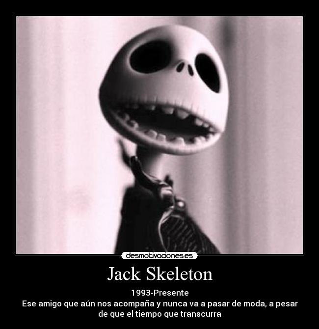 carteles jack skeleton desmotivaciones