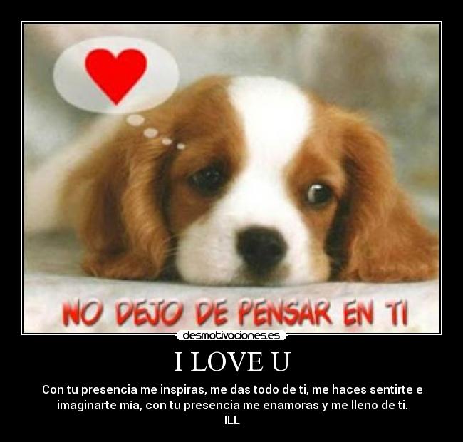 I LOVE U -