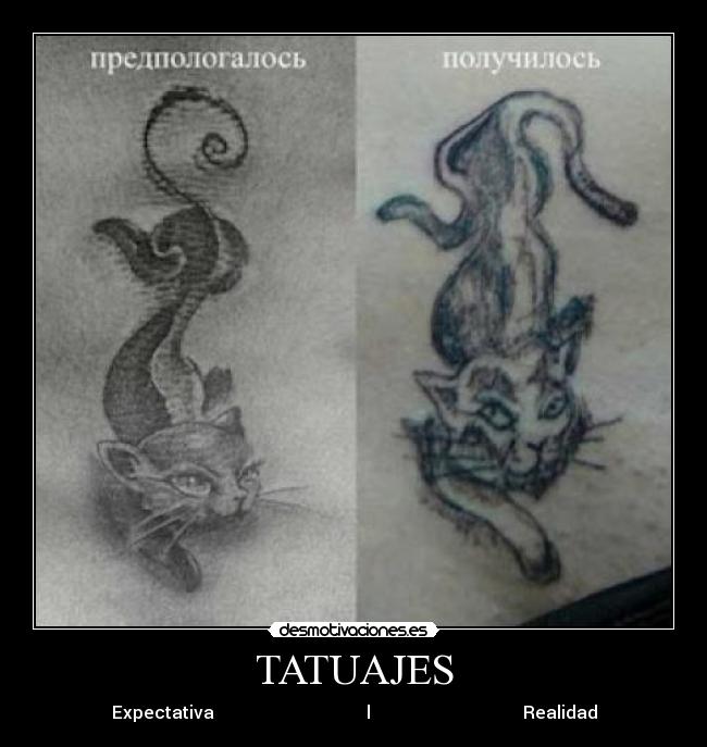 TATUAJES - Expectativa l Realidad
