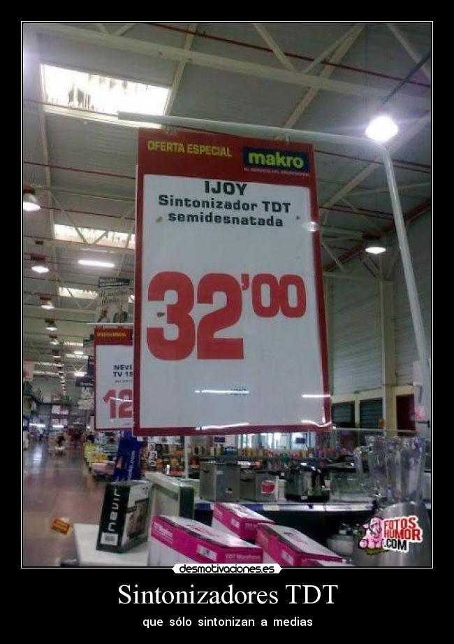 Sintonizadores TDT - que sólo sintonizan a medias