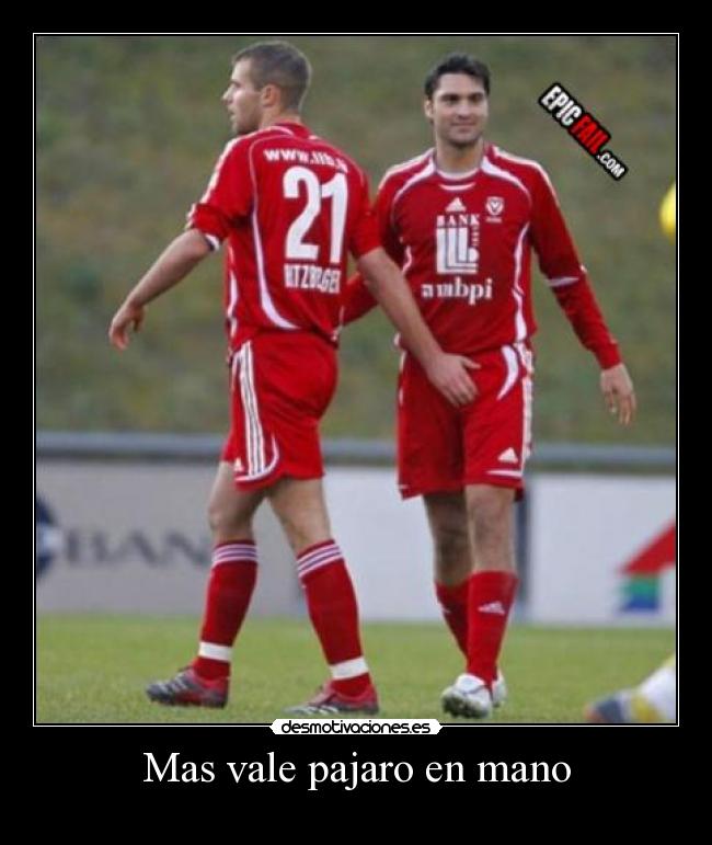 Mas vale pajaro en mano -