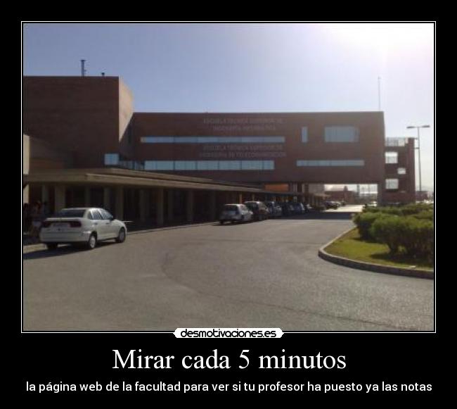 Mirar cada 5 minutos -