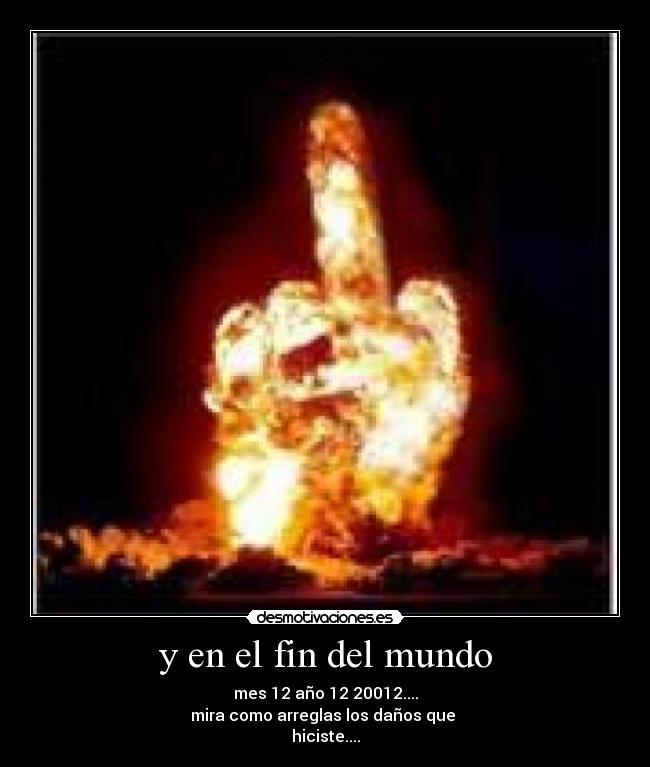 y en el fin del mundo - 