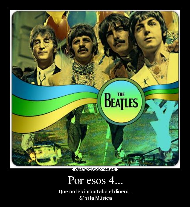 carteles the beatles blur abbey road lennon mccartner harrison star penny lane yoko lucy jude muchelle desmotivaciones