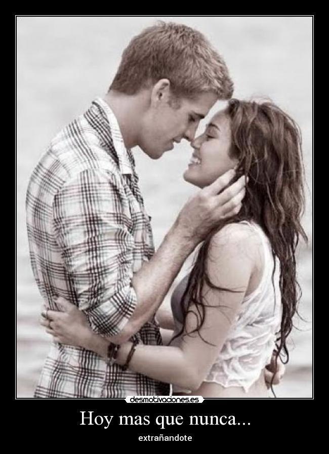 Hoy mas que nunca... -