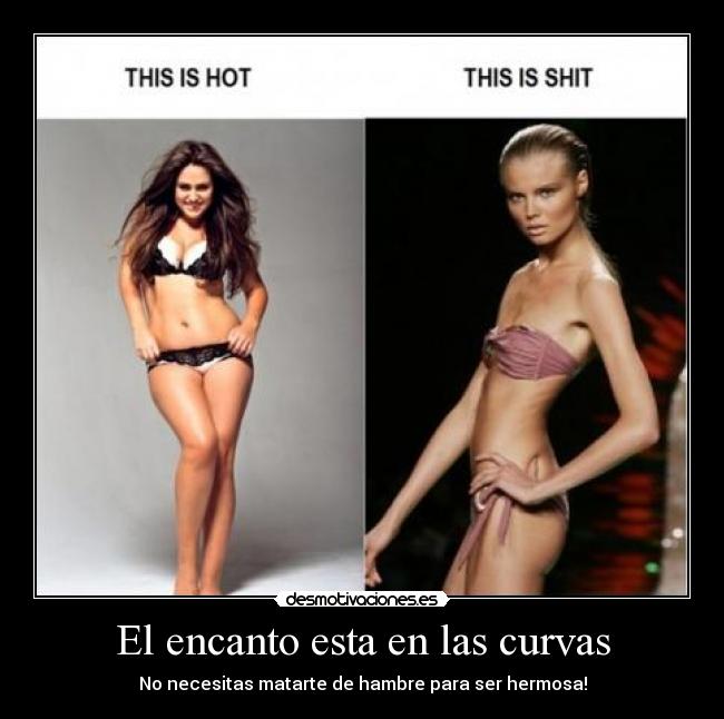 El encanto esta en las curvas -