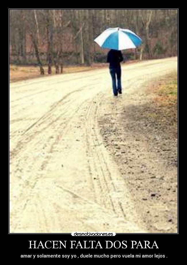 HACEN FALTA DOS PARA - 