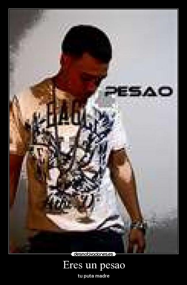 Eres un pesao - tu puta madre