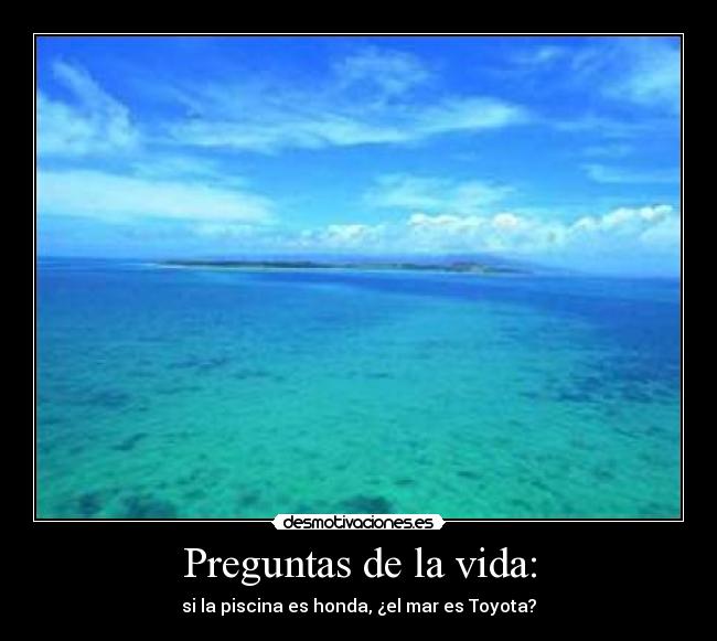 carteles vida mar pregunta desmotivaciones