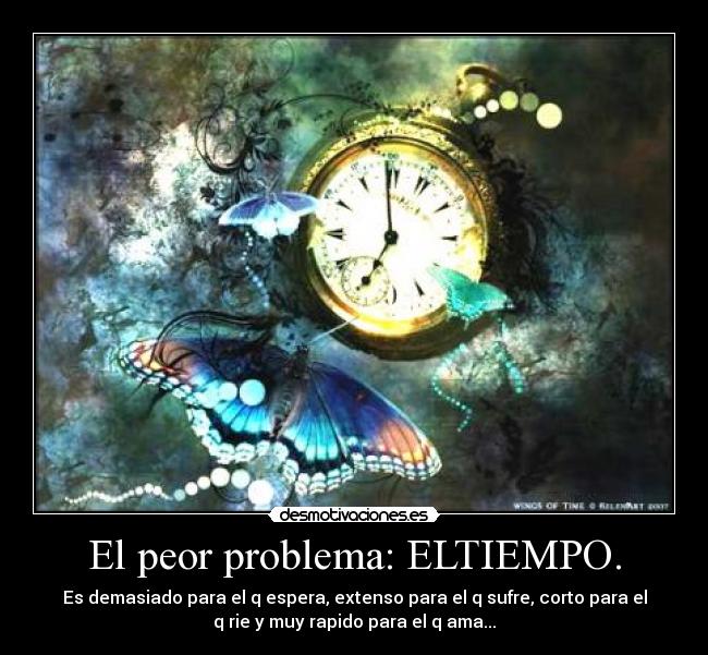 El peor problema: ELTIEMPO. - 