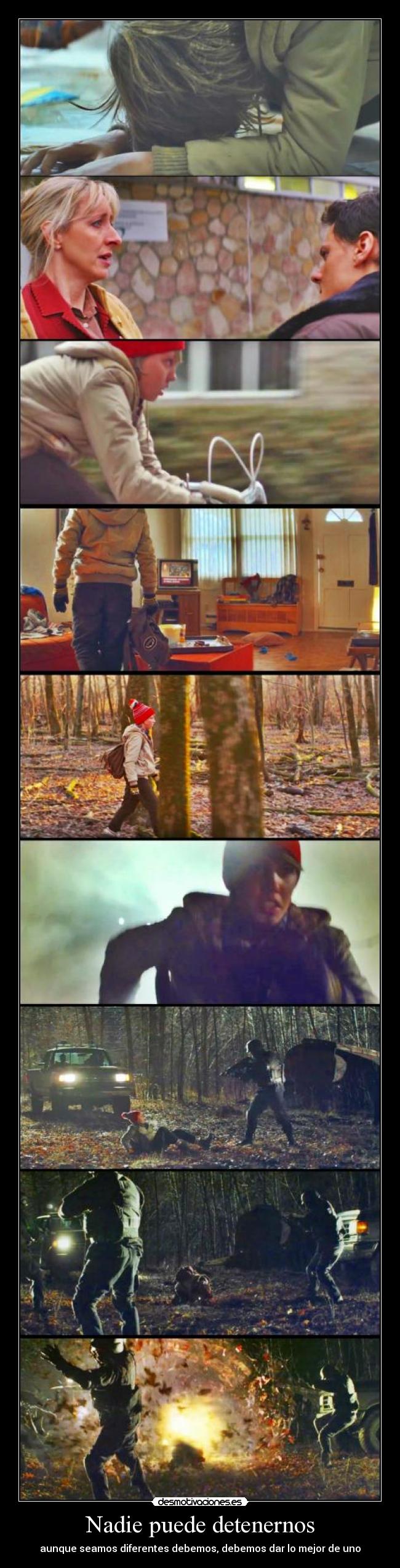 Nadie puede detenernos - aunque seamos diferentes debemos, debemos dar lo mejor de uno