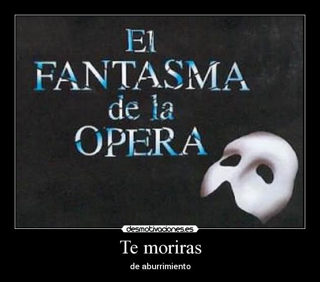 Te moriras - 