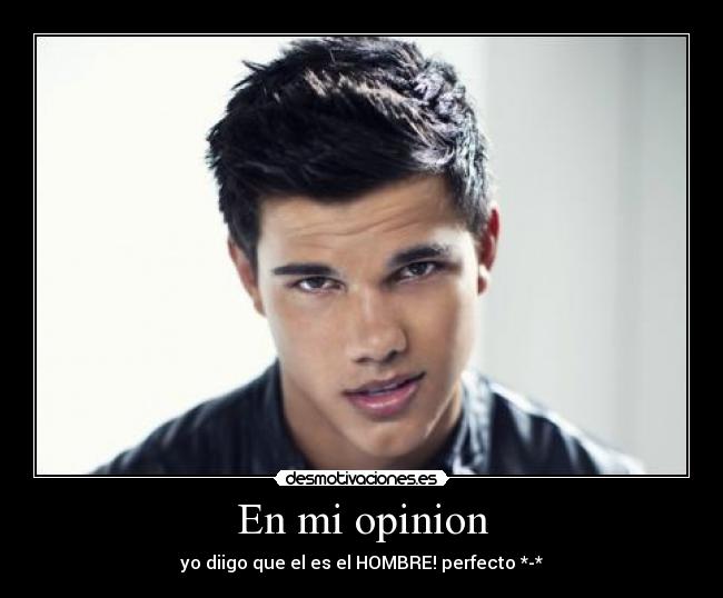 En mi opinion -