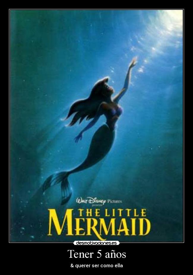 Tener 5 años - & querer ser como ella