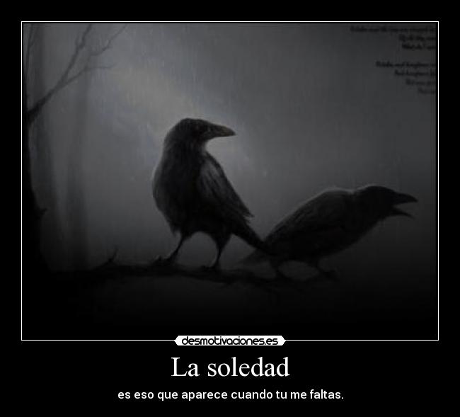 La soledad - 