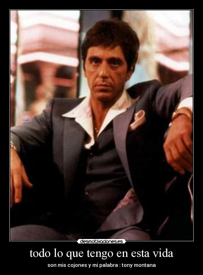 todo lo que tengo en esta vida -