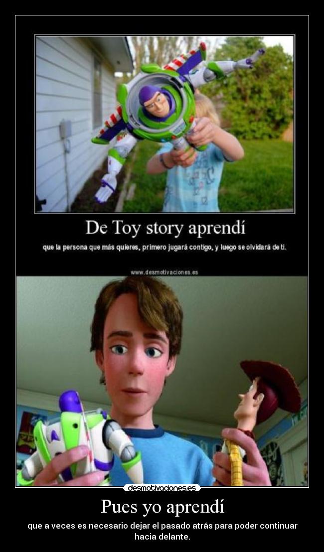Pues yo aprendí -