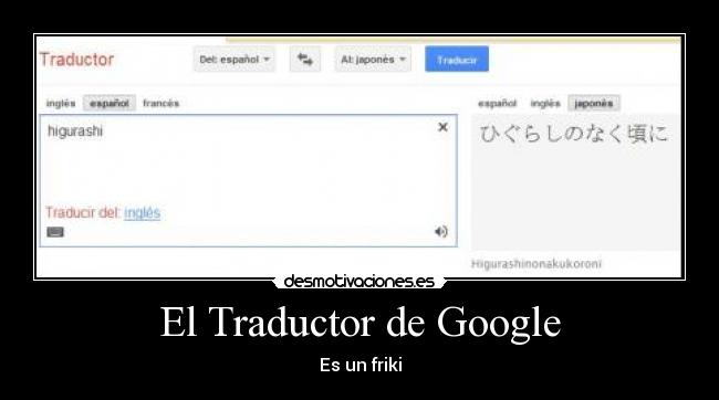 El Traductor de Google -