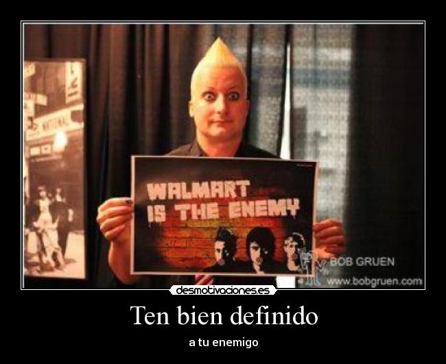 Ten bien definido - a tu enemigo