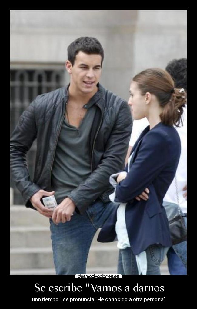Se escribe Vamos a darnos - 