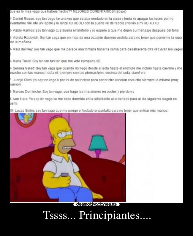 Tssss... Principiantes.... - 