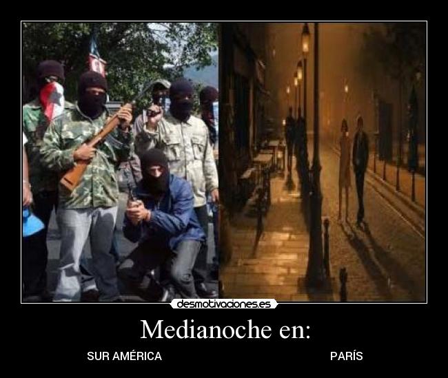 Medianoche en: - SUR AMÉRICA PARÍS