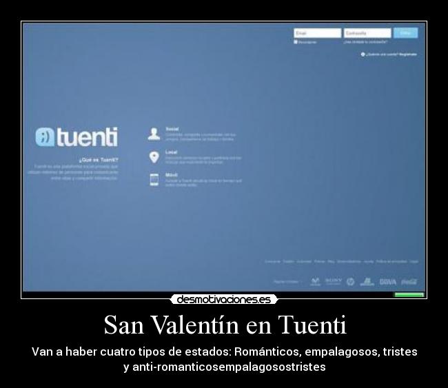 San Valentín en Tuenti -