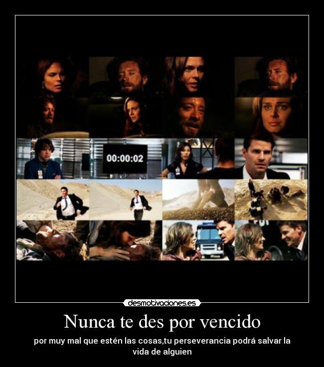 Nunca te des por vencido - 