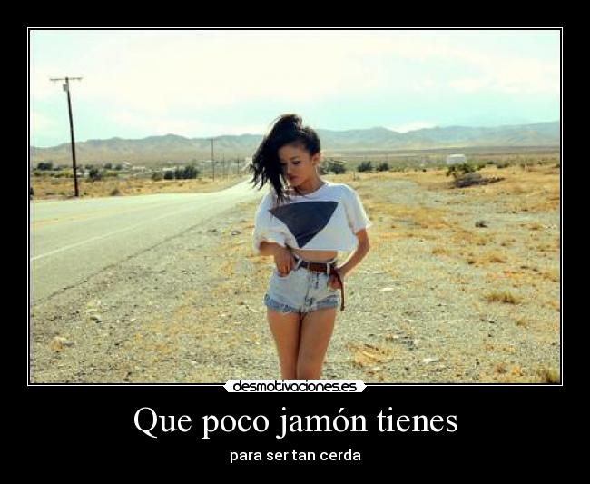 Que poco jamón tienes - 