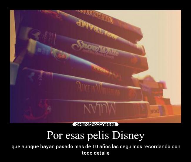 Por esas pelis Disney - 