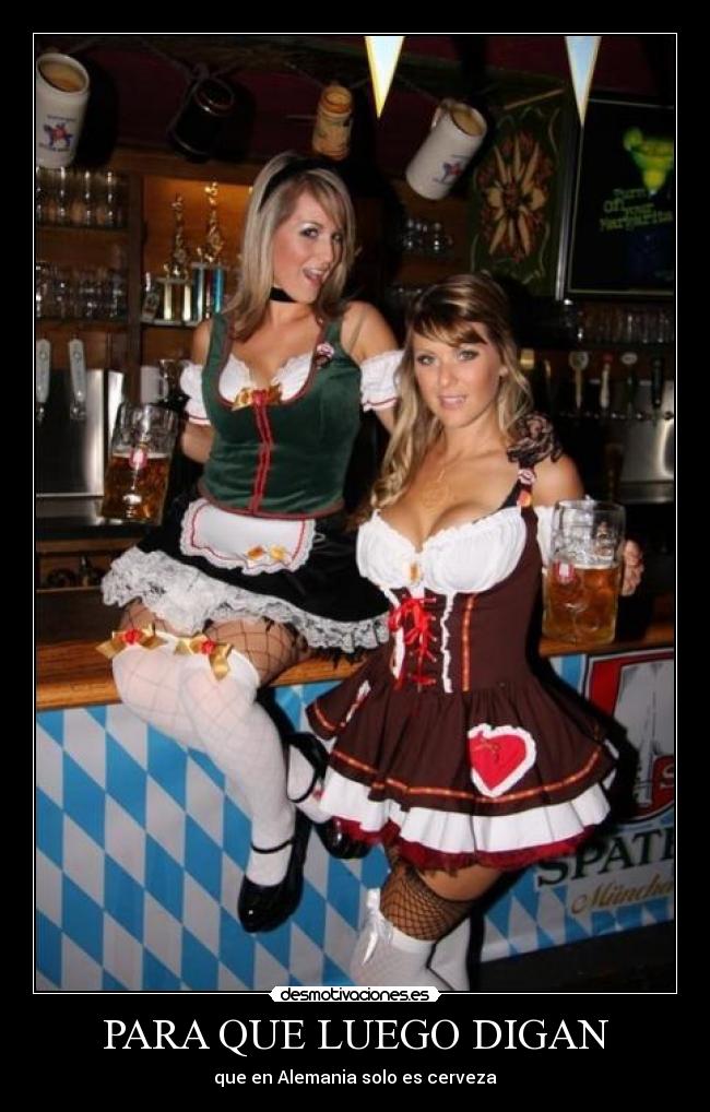 carteles cerveza tias alemania desmotivaciones