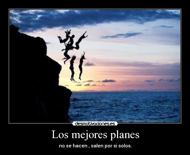 Los mejores planes -