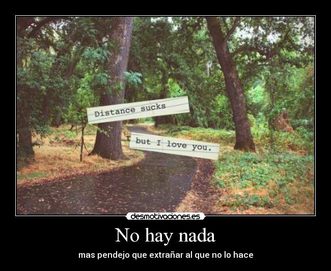 No hay nada - 