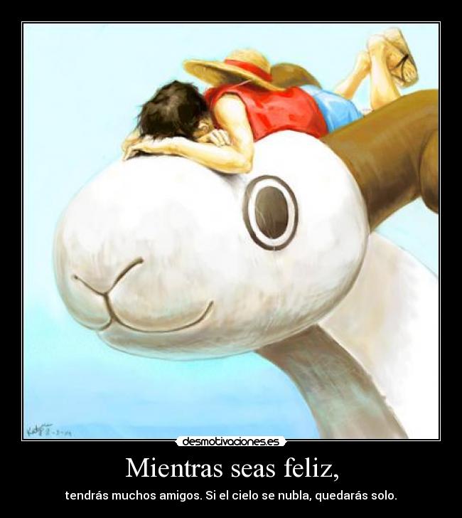 carteles one piece luffy going merry desmotivaciones