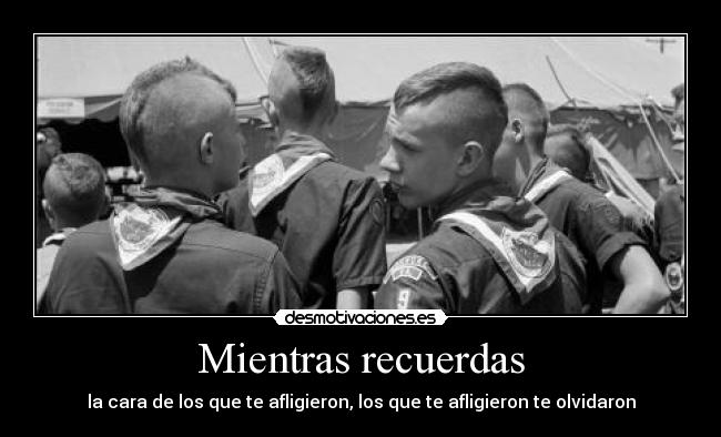 carteles desmotivaciones verdugo recordara las caras quienes mata dejaria ser verdugo desmotivaciones