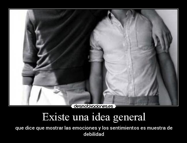 Existe una idea general - 
