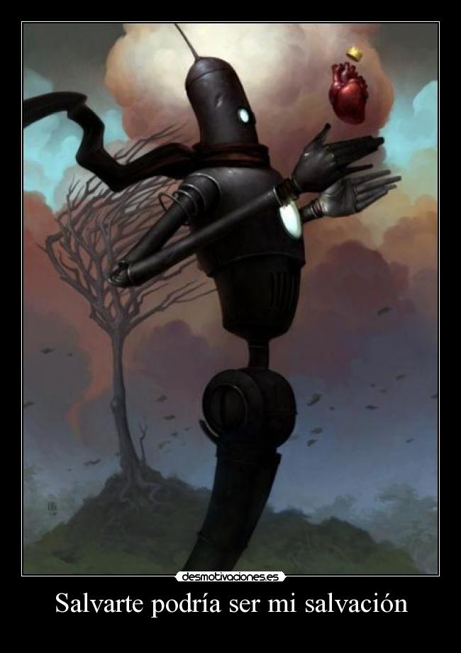 Salvarte podría ser mi salvación -