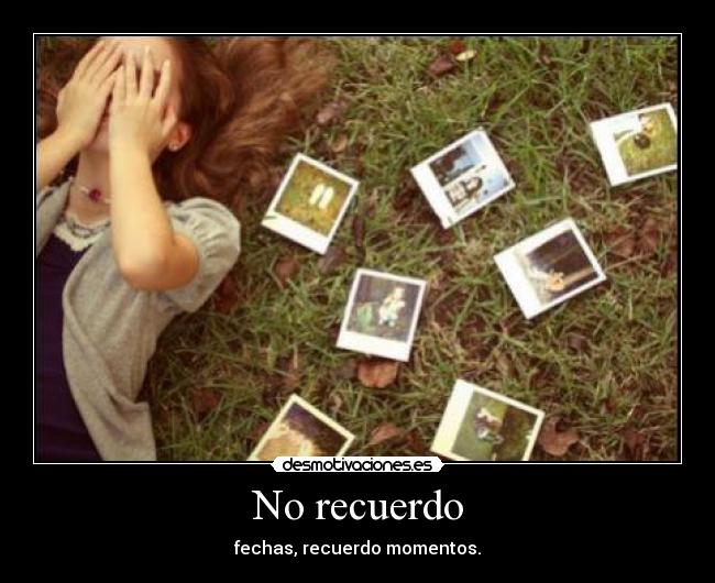No recuerdo - 