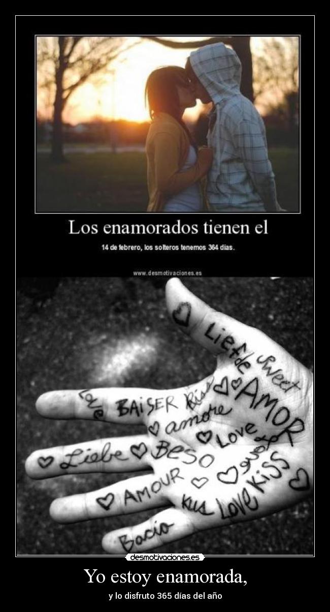 Yo estoy enamorada, -