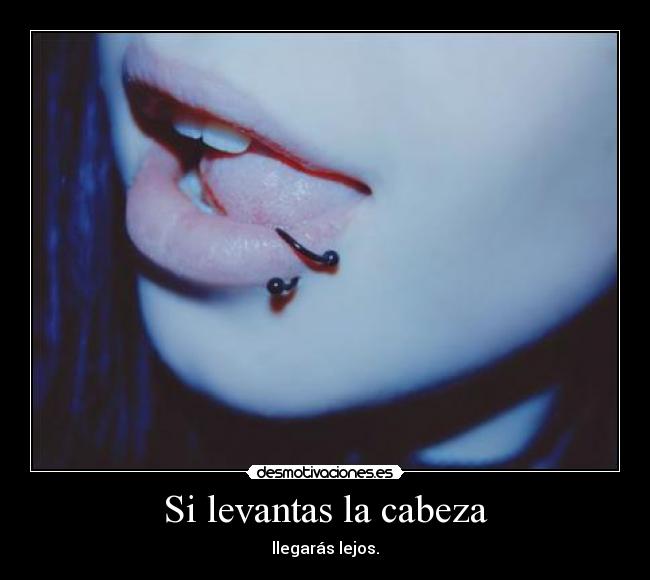 Si levantas la cabeza -