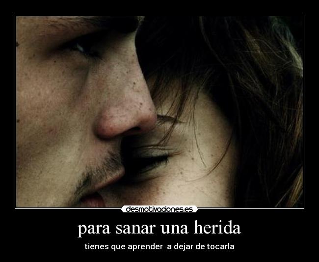 para sanar una herida -