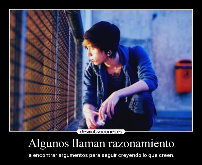 Algunos llaman razonamiento -